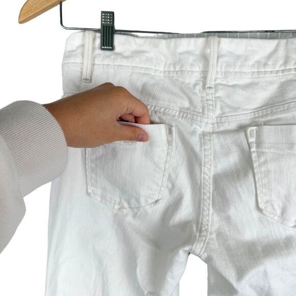 Banana Republic White Flare & Wide Leg Jeans - Picture 8 of 9